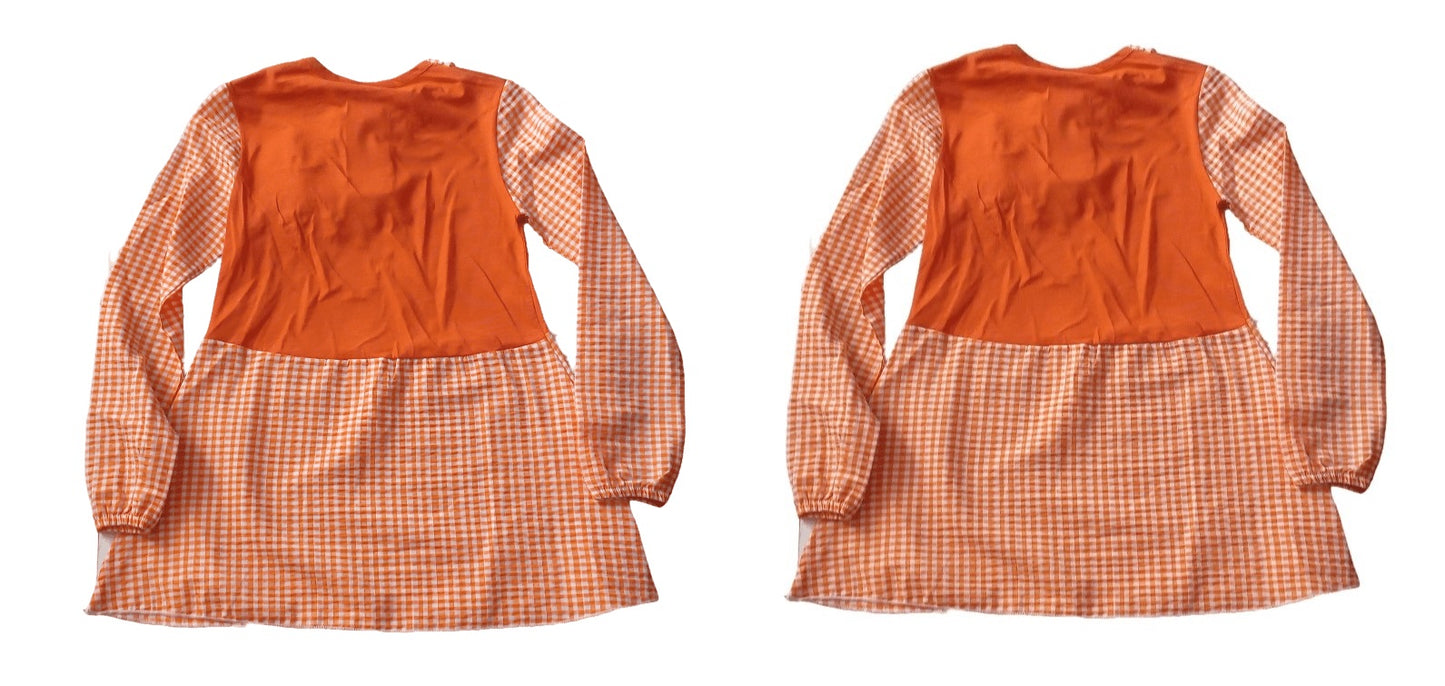 Girls Plaid Long Sleeve Top
