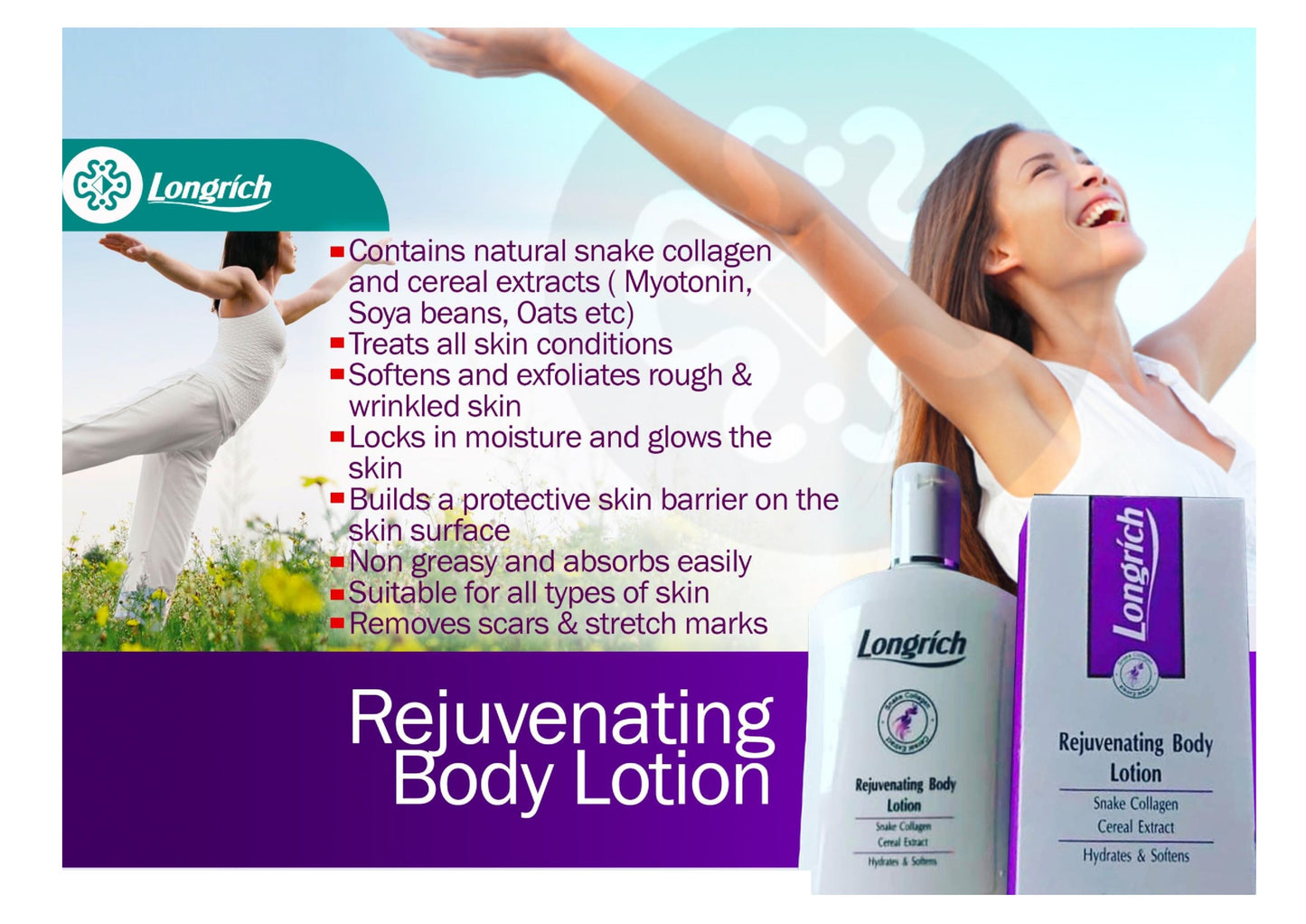 Longrich Rejuvenating Lotion - Set of 3