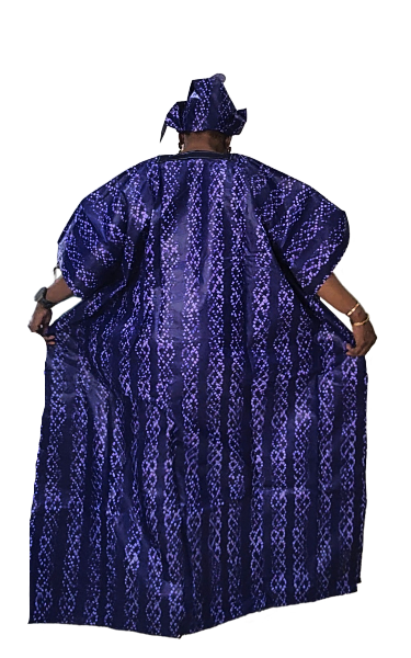 Bulelwa Rich Aunty Maxi Boubou Dress - Blue
