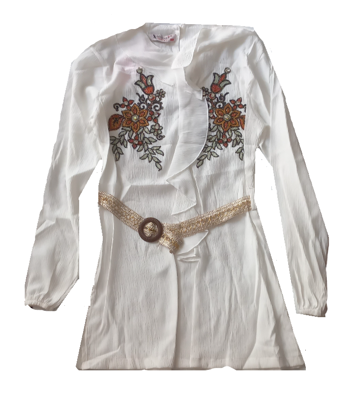 Girls Floral Long Sleeve Top