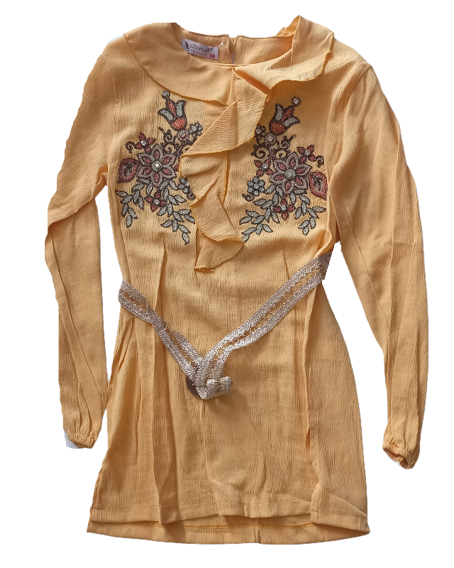 Girls Floral Long Sleeve Top