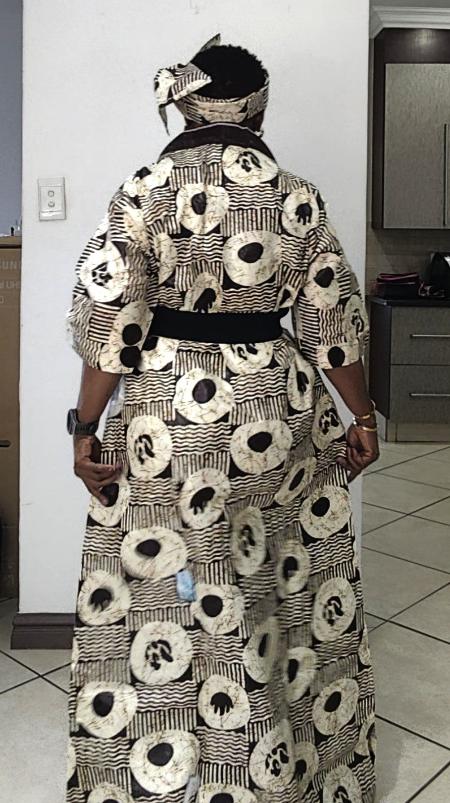 Tracy Rich Aunty Maxi Dress - Brown