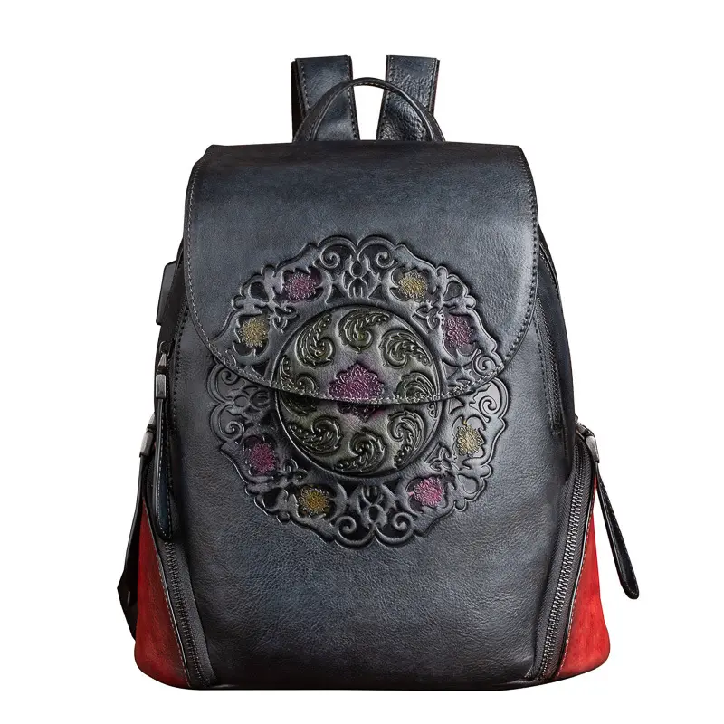 Westal Rozy Vintage Genuine Leather Backpack