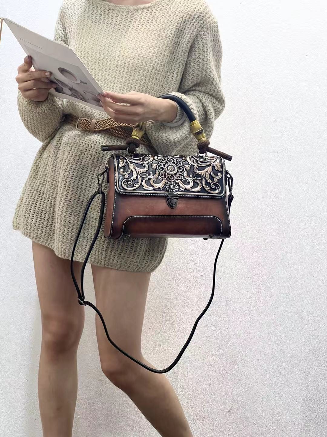 Boss lady Midi Designer Bag