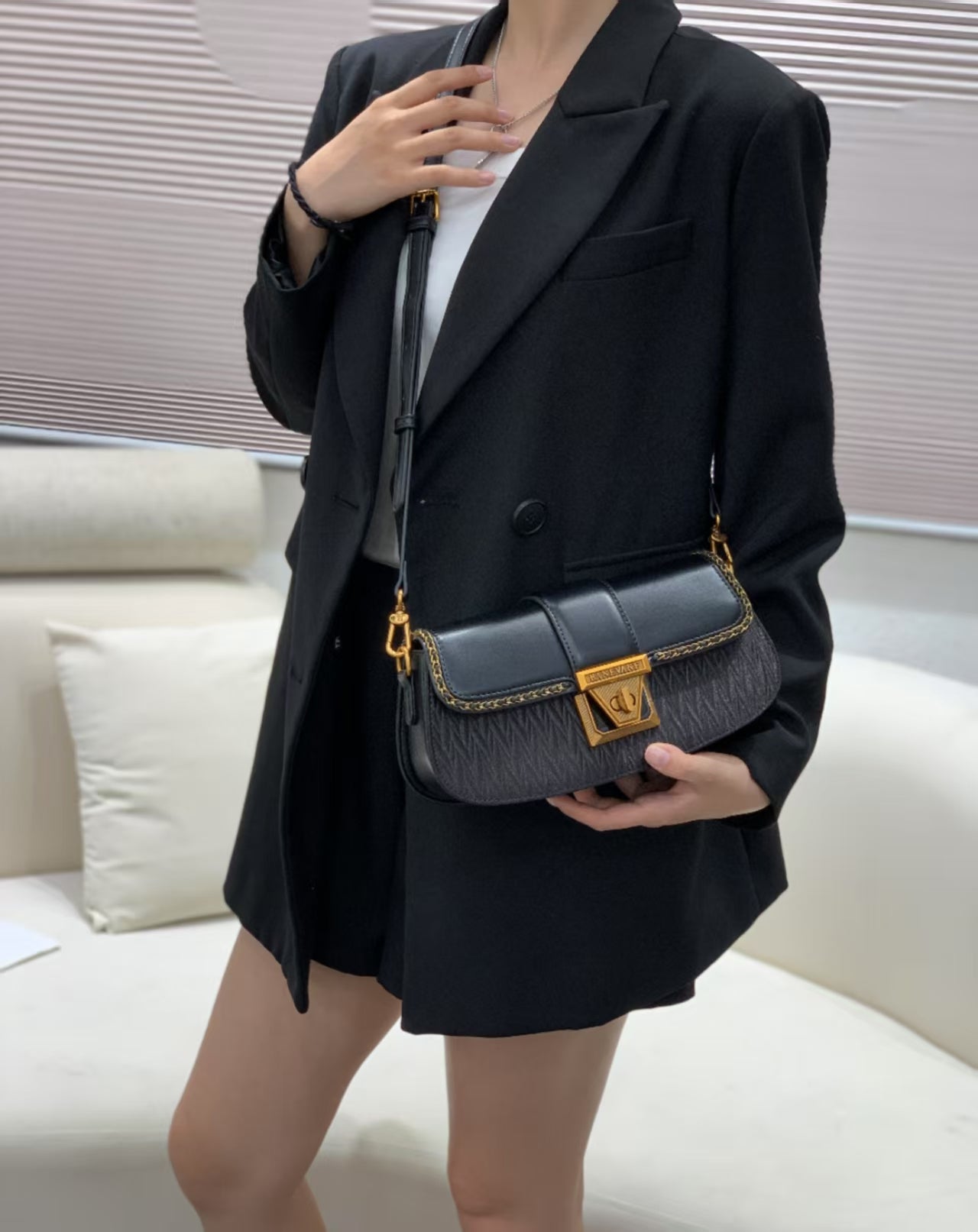 Triple Y Midi Designer Handbag