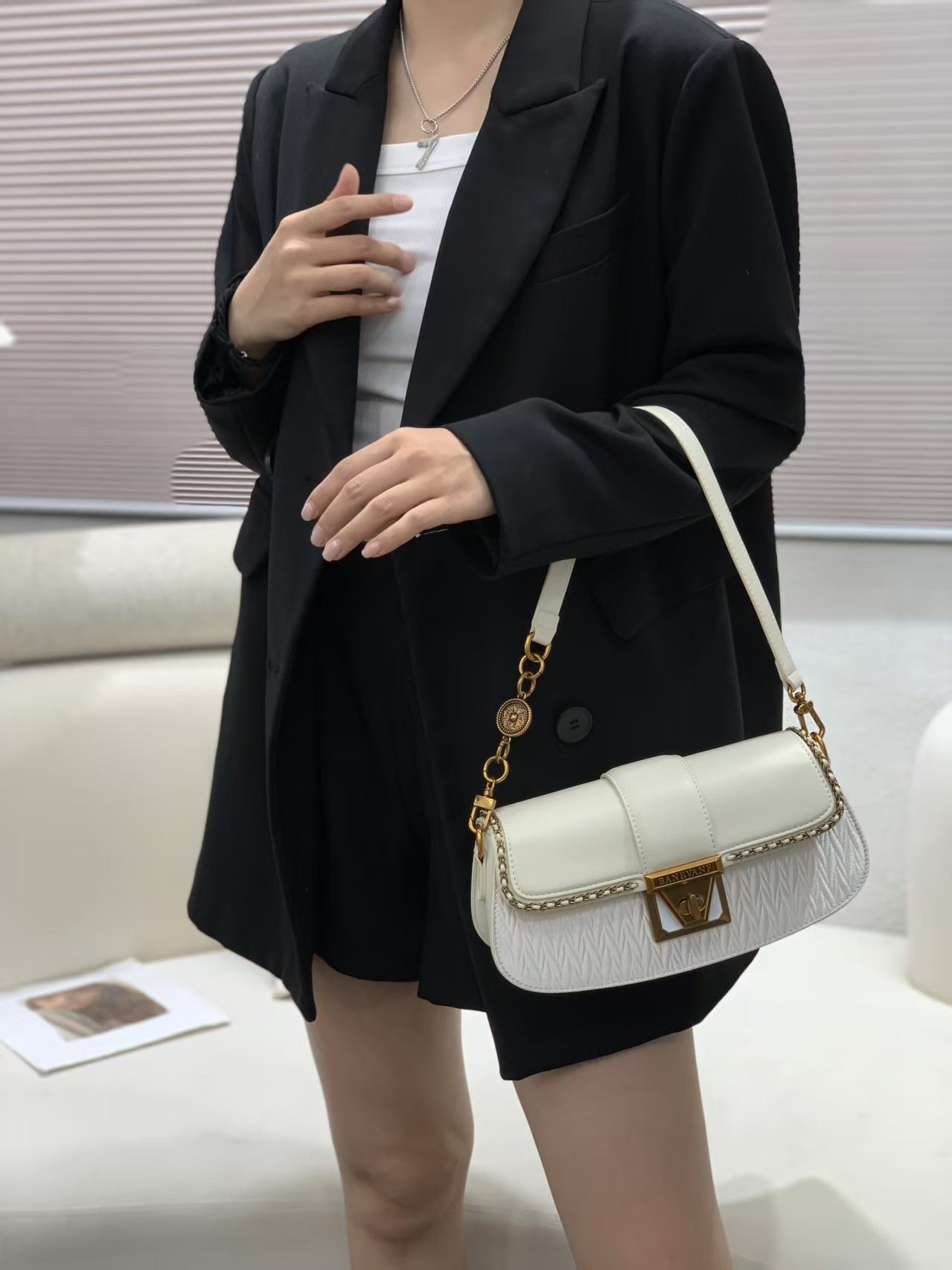 Triple Y Midi Designer Handbag