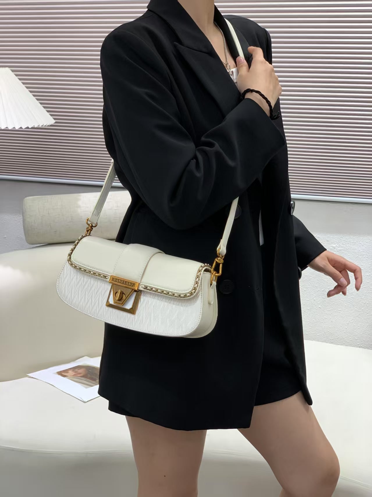 Triple Y Midi Designer Handbag