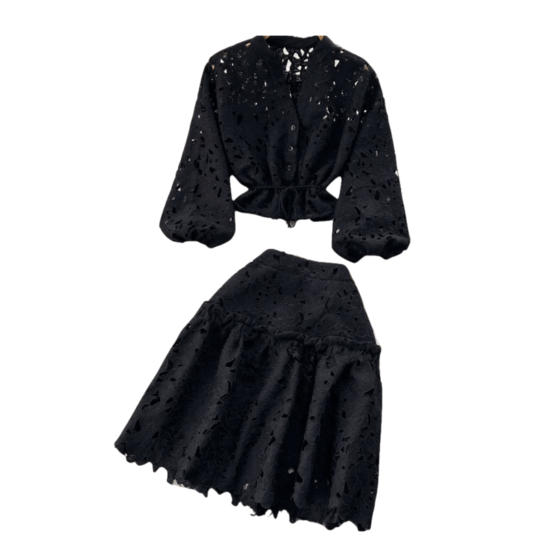 Julie Chic Shirt and Skirt Set