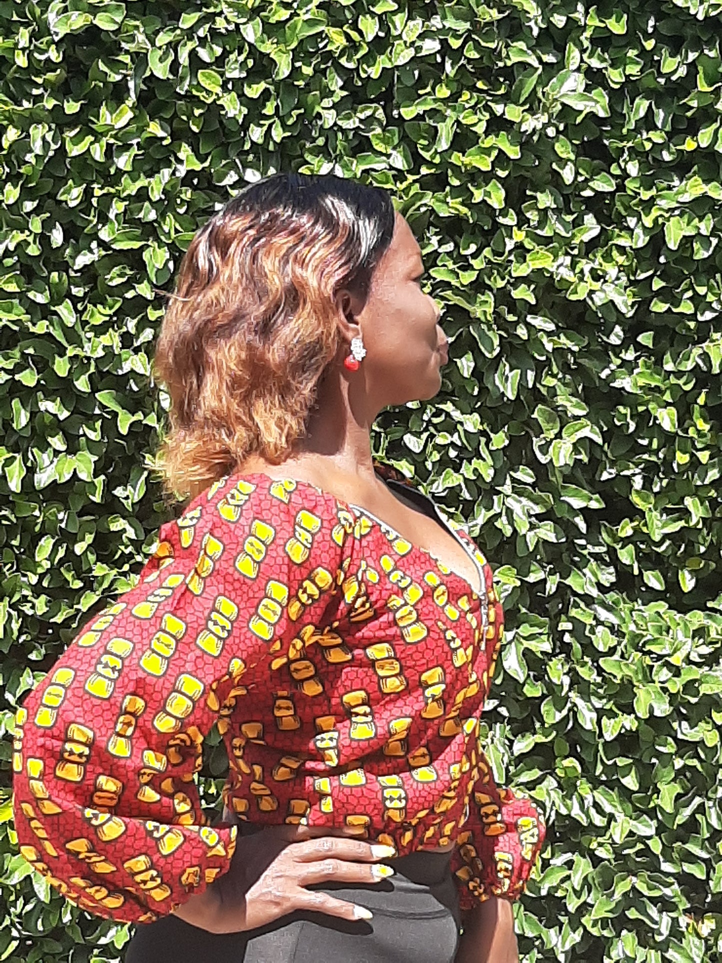 Two Toned Lace Wig - 12 inches