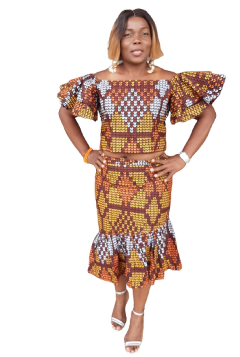 Lumka Crop Top & Skirt