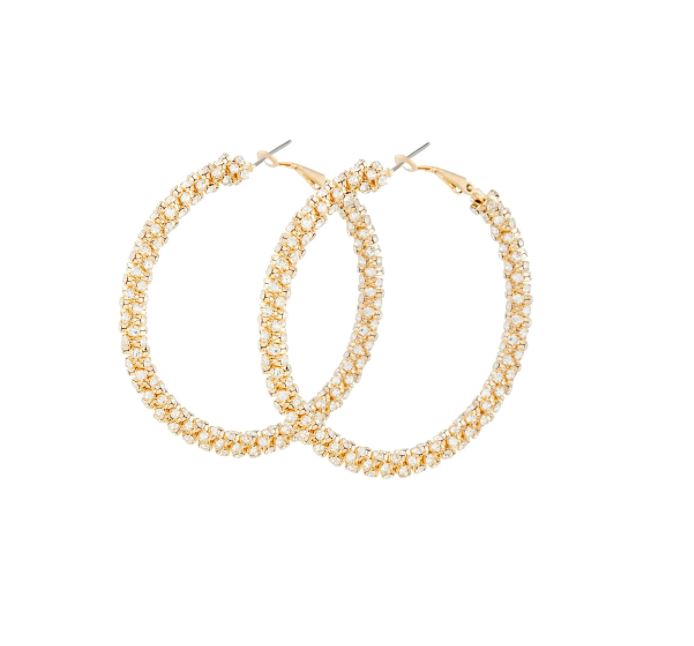 Cubex Diamante Hoop Earrings (Set of 3)