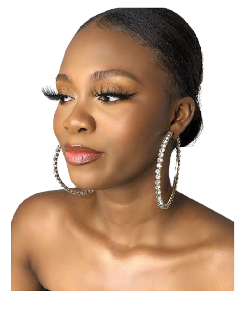 Cubex Diamante Hoop Earrings (Set of 3)