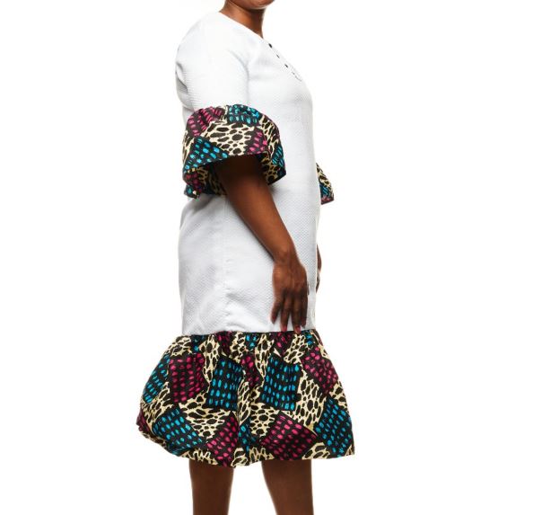 Diaz Multi-Prints Dress