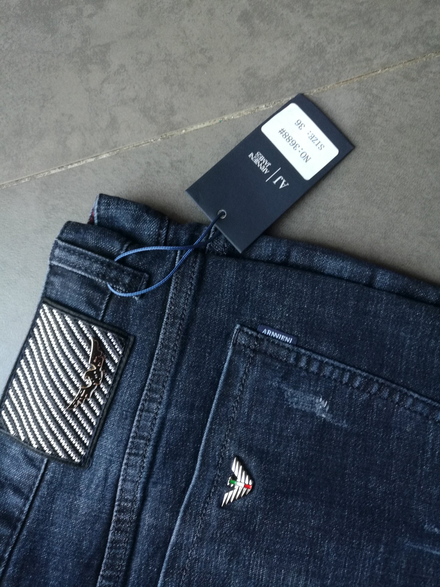 Arnnieni James Designer Black Jeans