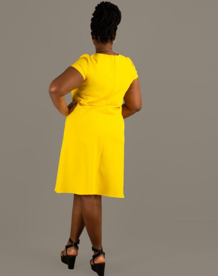 Clara Dress - Yellow