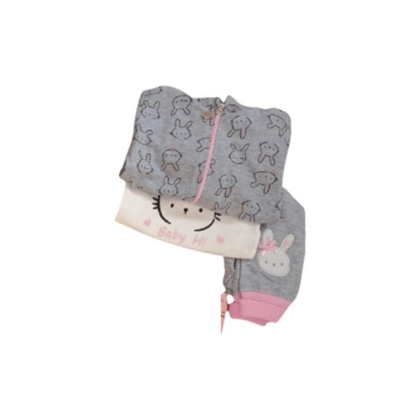 Kitten Baby Cloth Set - Girls