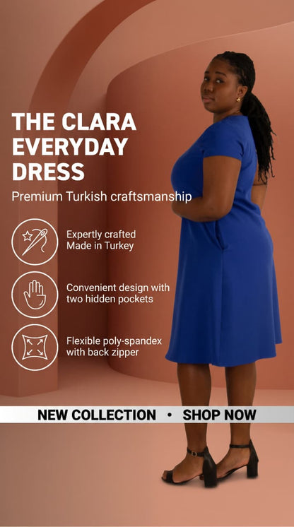 Clara Dress - Blue