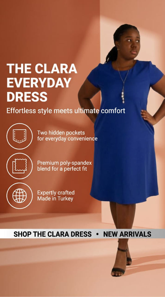 Clara Dress - Blue