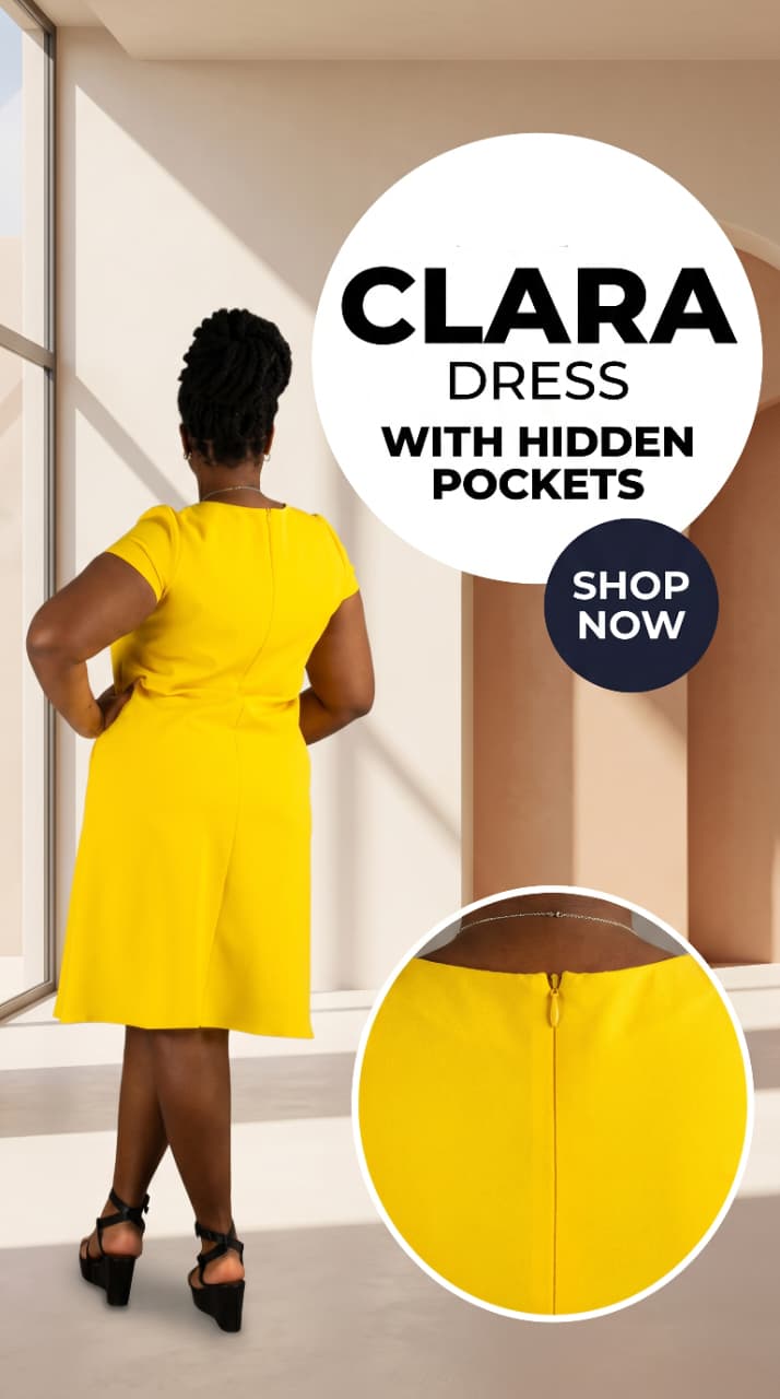 Clara Dress - Yellow