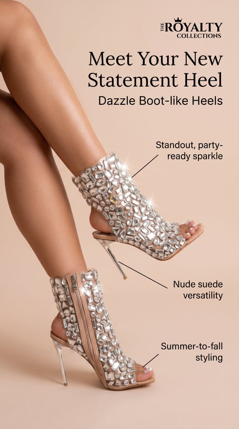 Dazzle Boot-like Heels