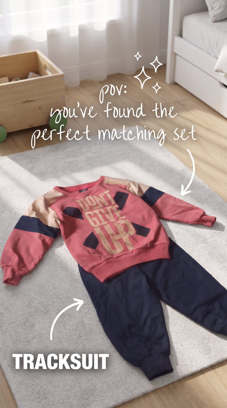 Boys Dont-Give-Up Tracksuit