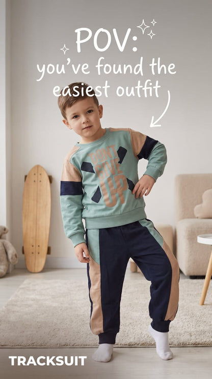 Boys Dont-Give-Up Tracksuit