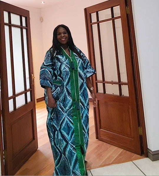 Tracy Rich Aunty Maxi Dress - Green