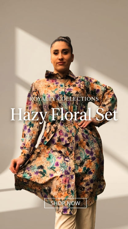 Hazy Floral & Plan 3 piece Set