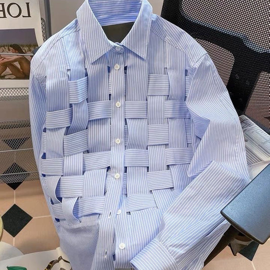 Striped Elegant Women's Shirts