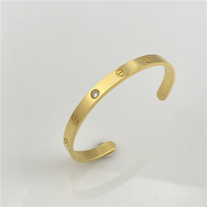 Love Studded Open Bracelets