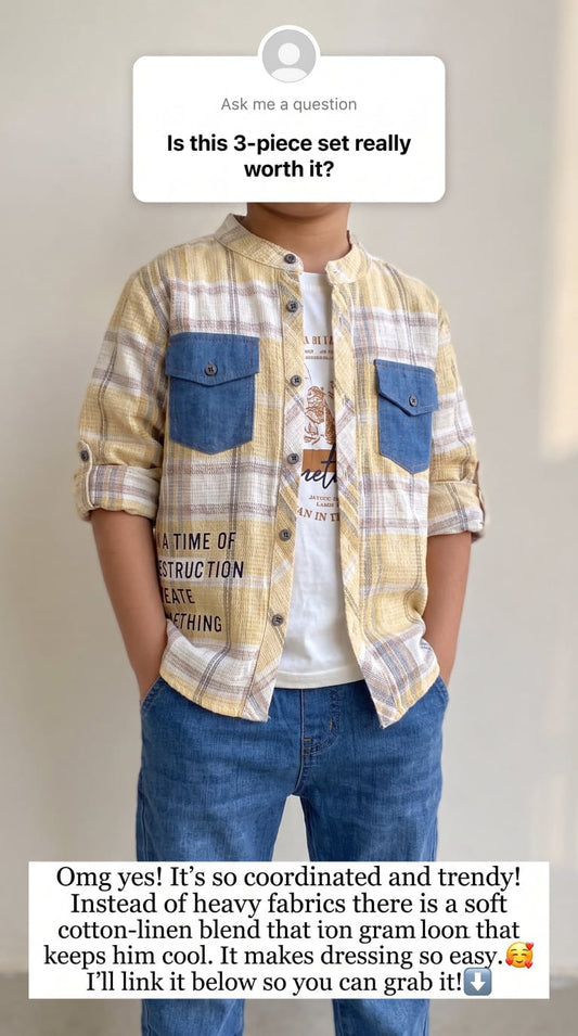 Jason Boys 3-Piece Set