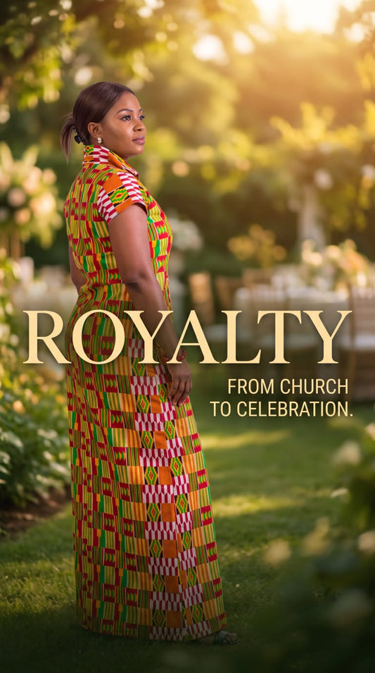 Kente katrina Maxi Dress