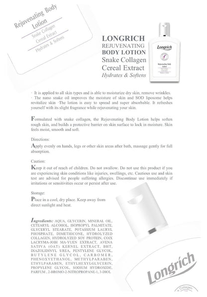 Longrich Rejuvenating Lotion - Set of 3