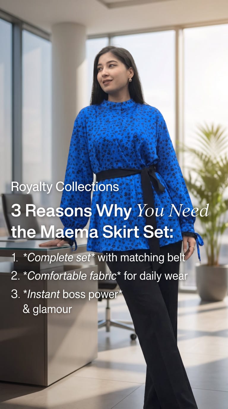 Maema Top & Maxi Skirt set