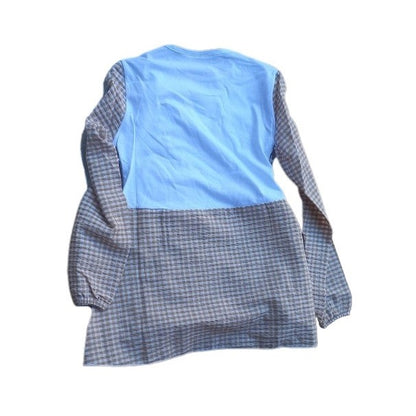 Girls Plaid Long Sleeve Top