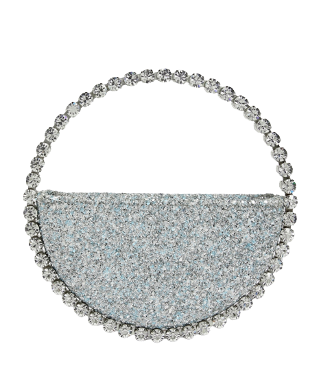 Rhinestone Circular Evening Bag