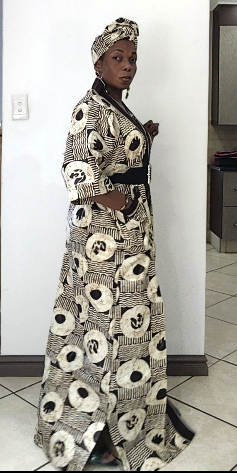 Tracy Rich Aunty Maxi Dress - Brown