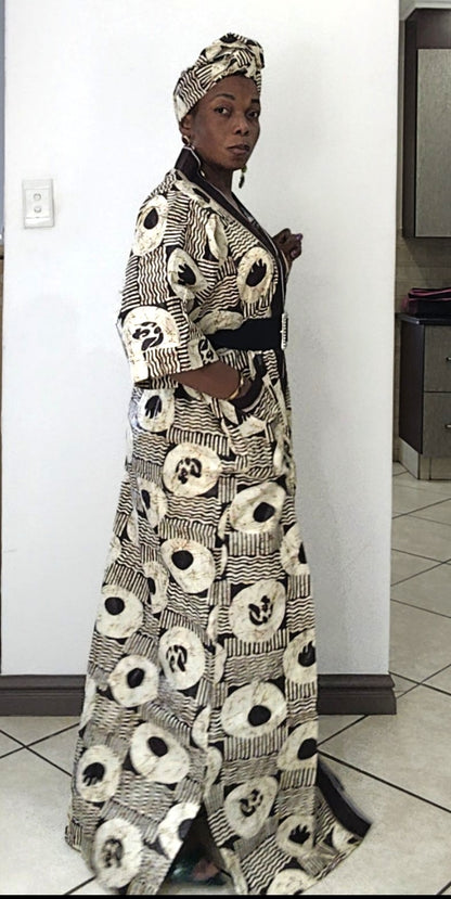 Tracy Rich Aunty Maxi Dress - Brown