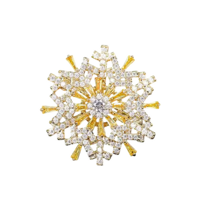 Snowflake Brooch Pin