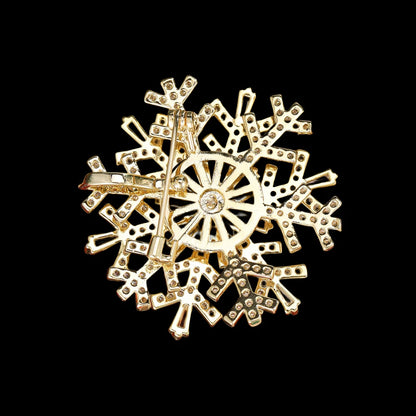 Snowflake Brooch Pin