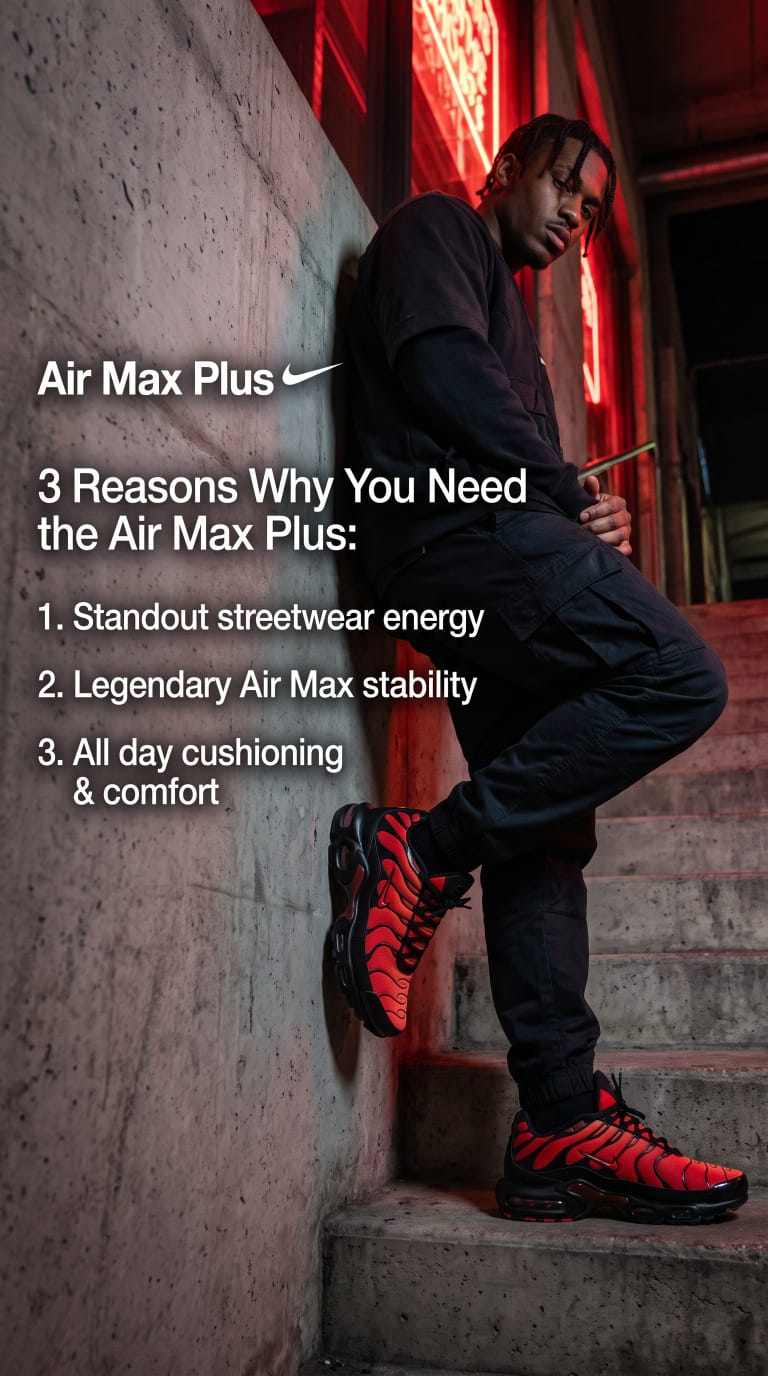 Air Max Plus Sneakers - Red
