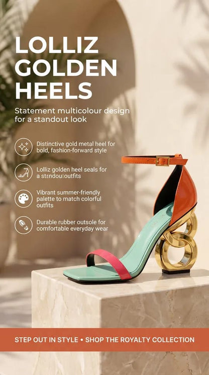Lolliz Golden Heels