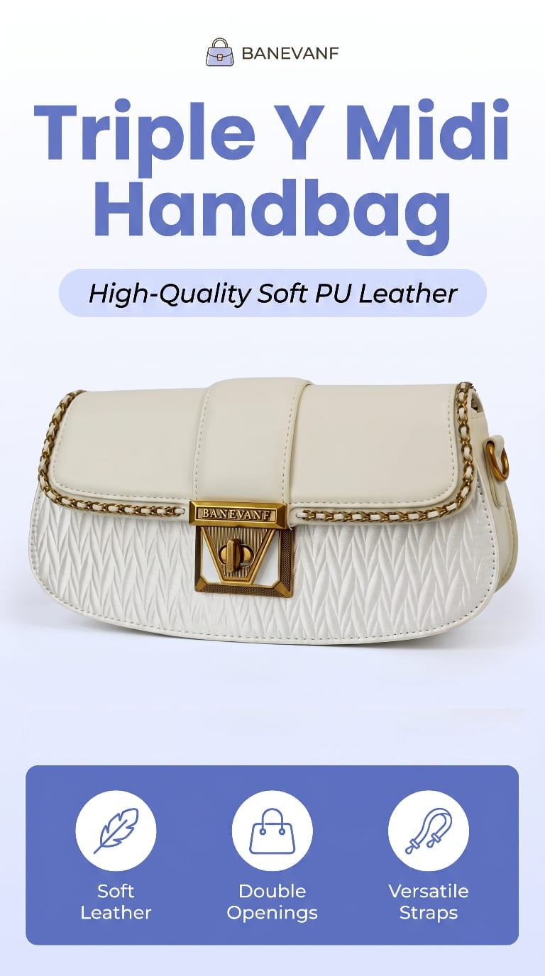 Triple Y Midi Designer Handbag