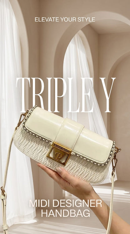 Triple Y Midi Designer Handbag