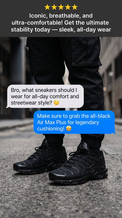 Air Max Plus Sneakers - Black