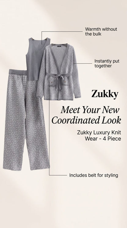 Zukky Luxury Knit Wear - 4 Piece