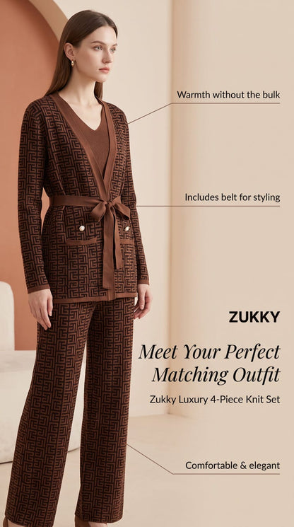 Zukky Luxury Knit Wear - 4 Piece
