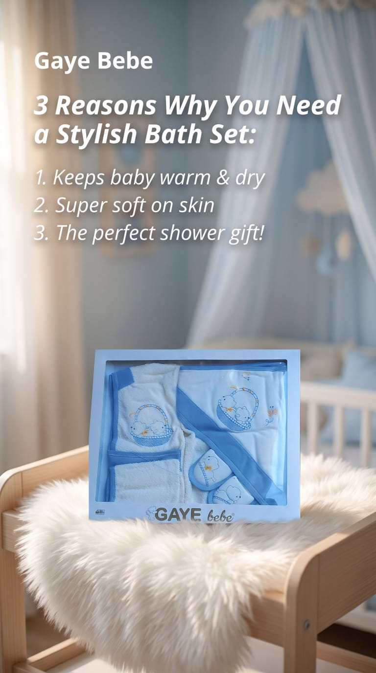 Stylish New Born Bath Set (Babies)