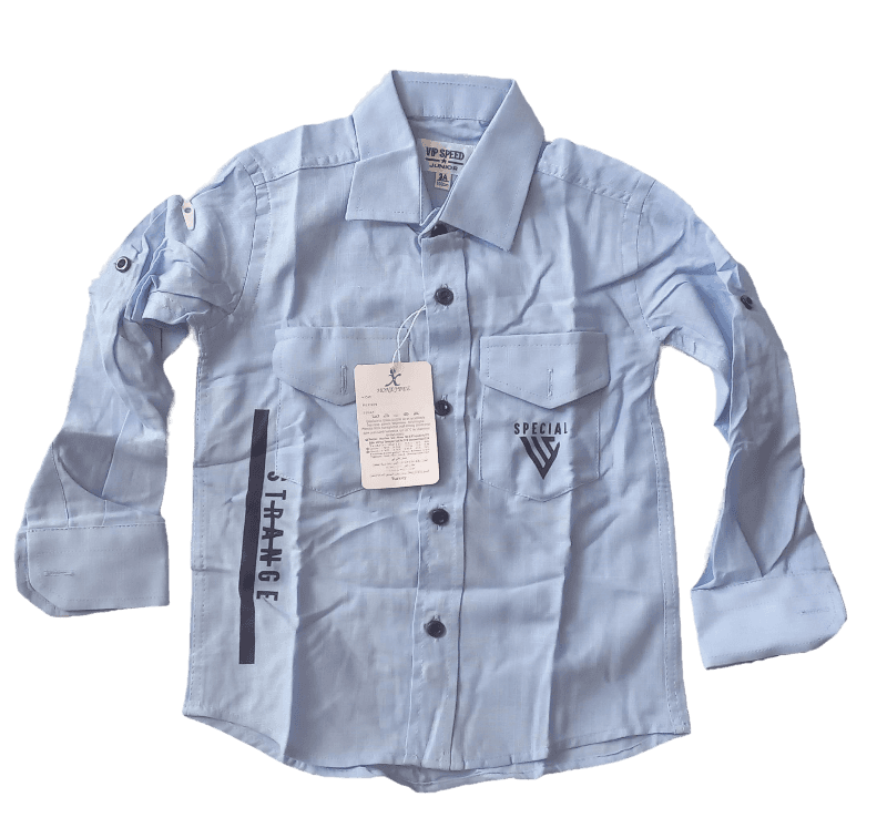 Boys Special Plain Long Sleeve Shirt