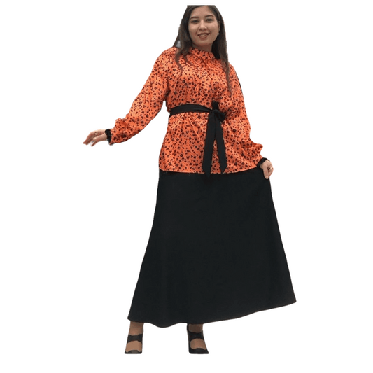 Maema Top & Maxi Skirt set